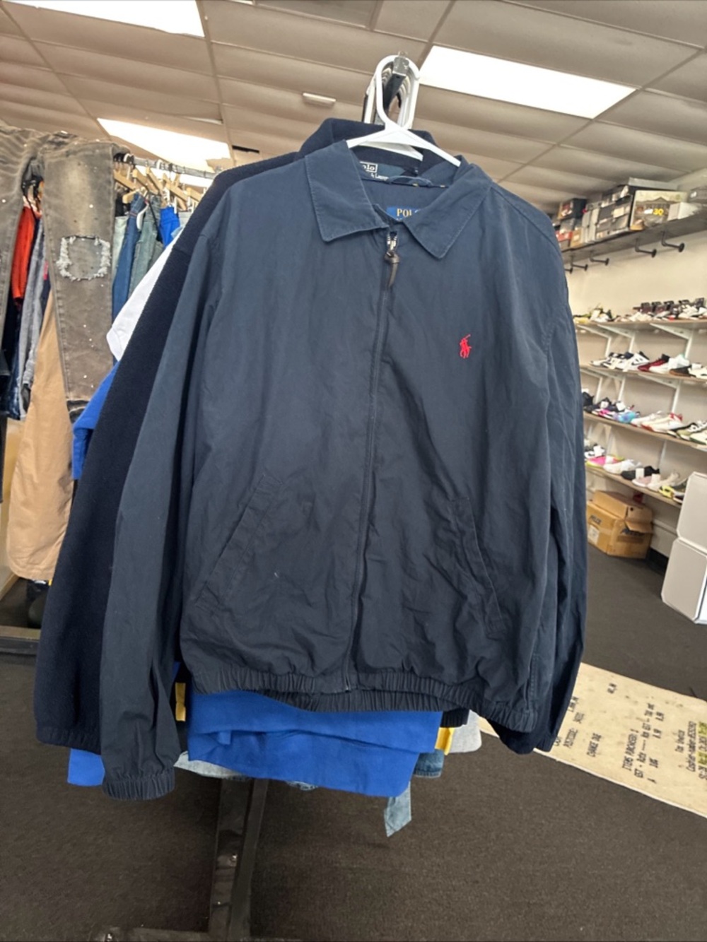 Vintage Polo Ralph Lauren Harrington Jacket Men’s Size XL Pre Owned Used